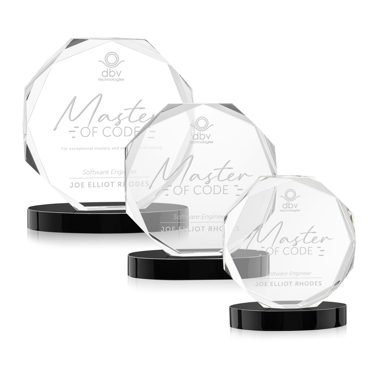 Acadian Award on Alberton Base - Black 1