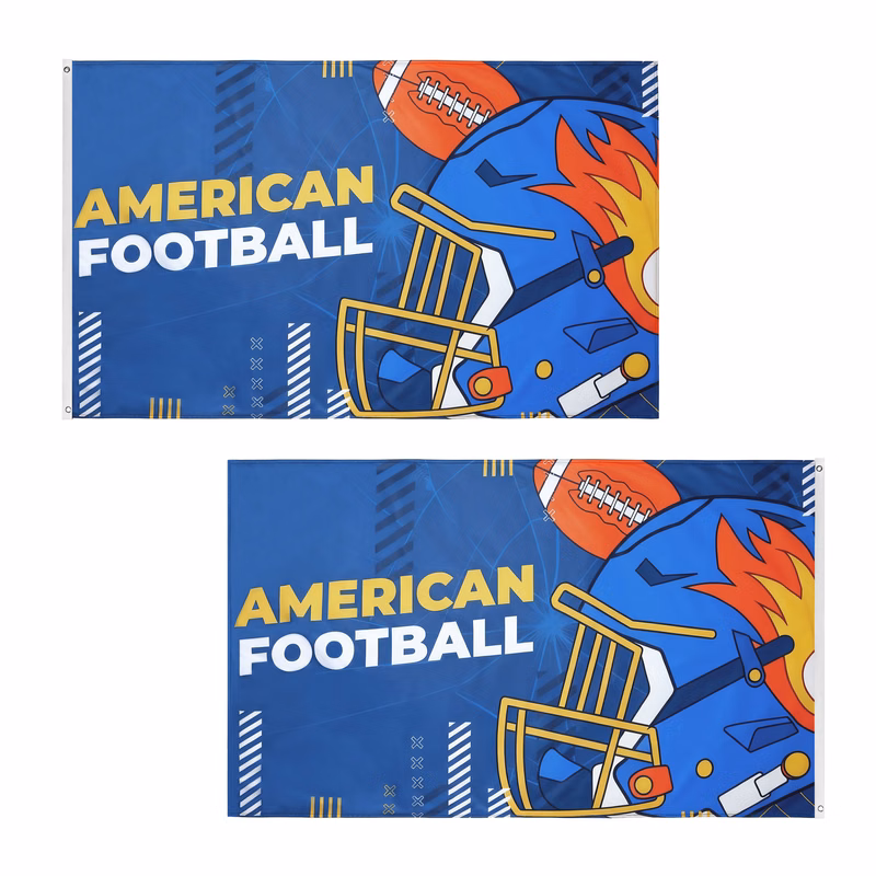 3' X 5' Double Sided Printed Knitted Polyester Flags With Grommets