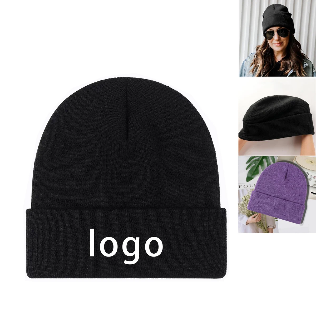 Winter Warm Knit Hat Ski 1