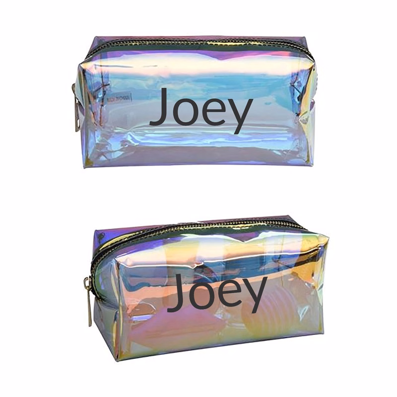 Hologram Waterproof Cosmetic Zipper Bag