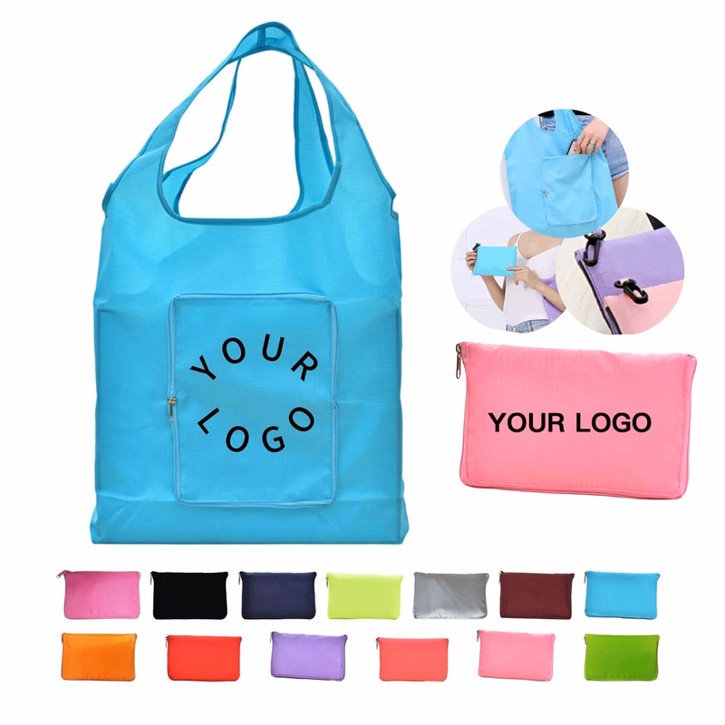 Foldable Shopping Tote Bag with Waterproof Oxford Cloth