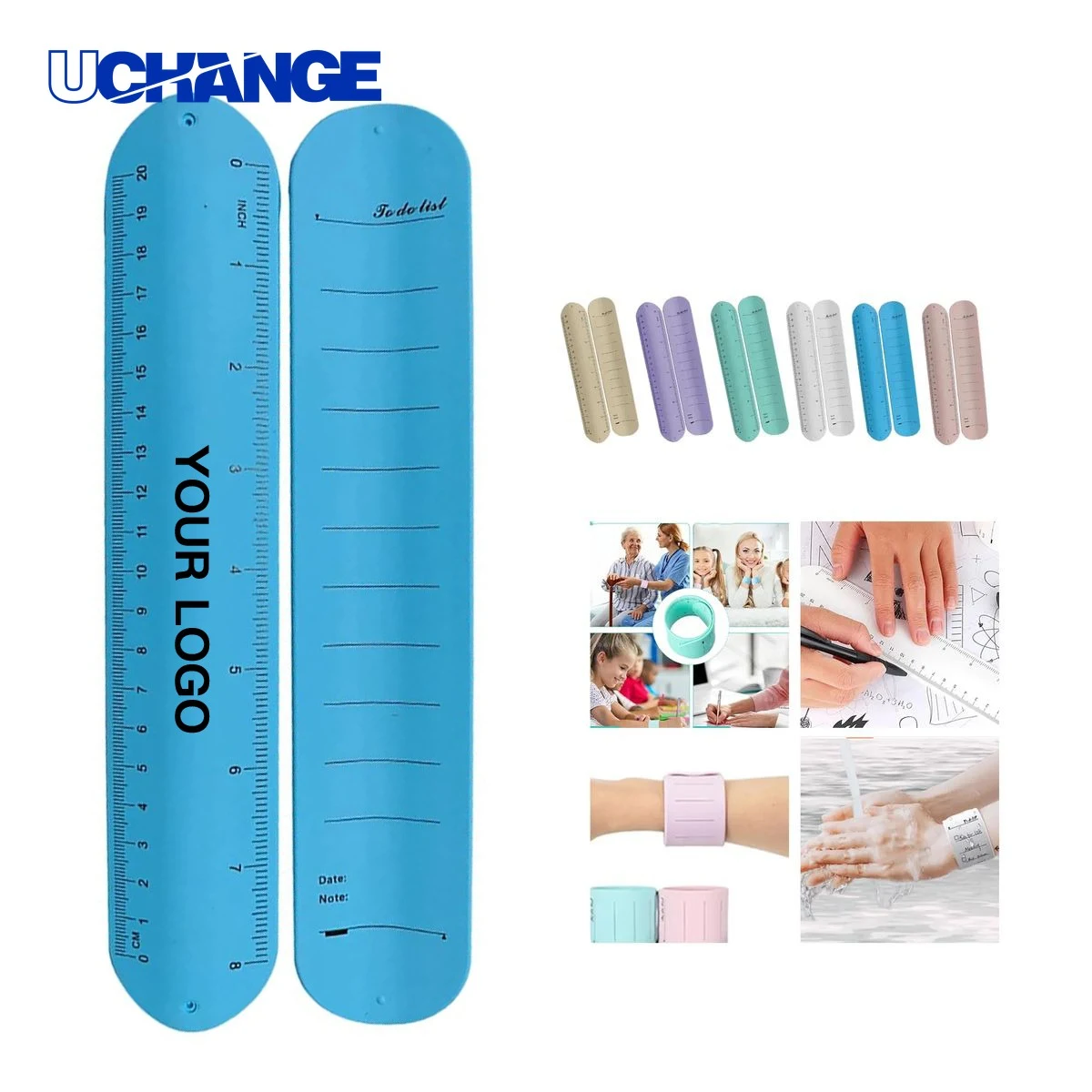 Silicone Wristband Ruler Band 1