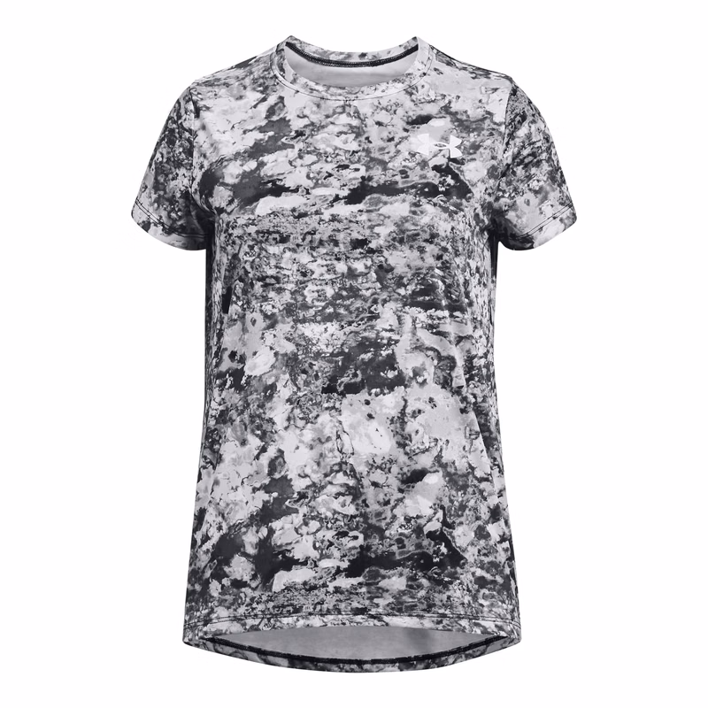 Girls' UA Tech Printed Short Sleeve