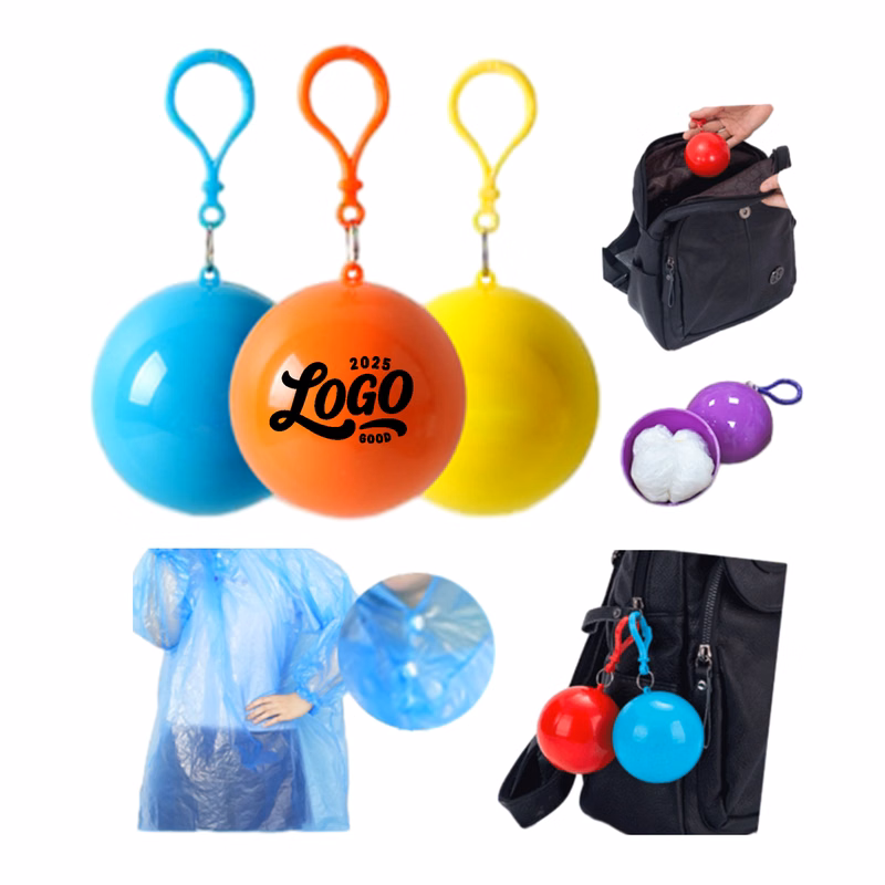 Colorful Portable Raincoat Ball