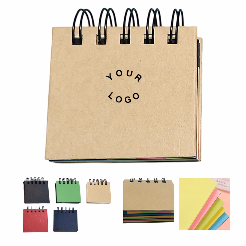 Sticky Memo Book with Wire Binding