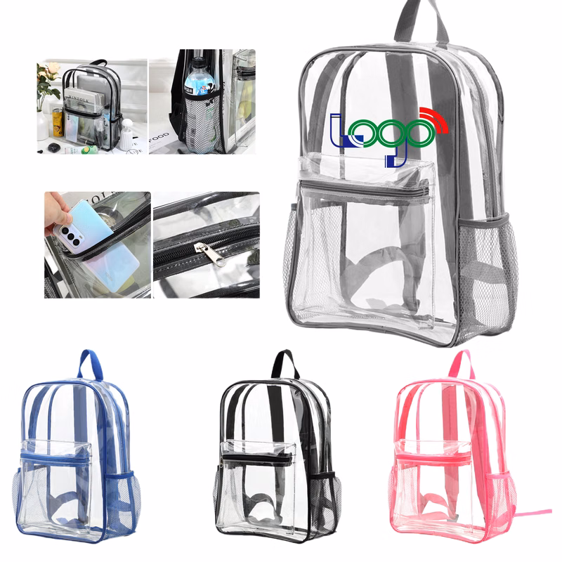 Portable Waterproof Clear Backpack MOQ20