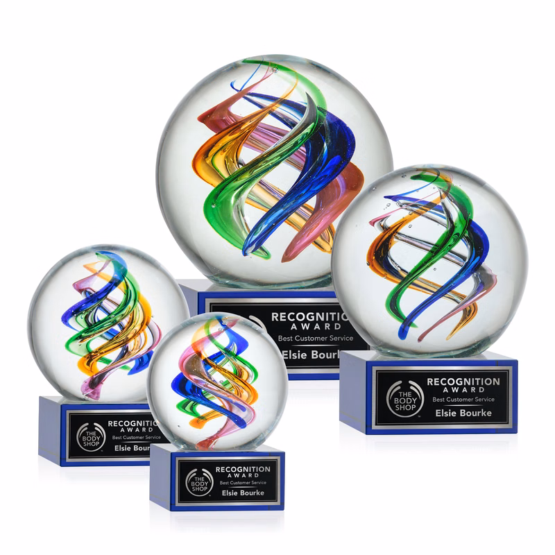 Galileo Award on Hancock Base - Blue