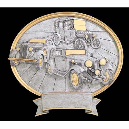 8" Antique Cars Legend Plate