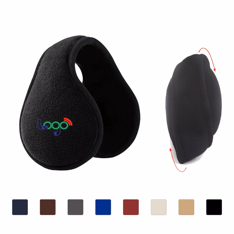 Behind-the-Head Foldable Ear Warmers for Cold Weather