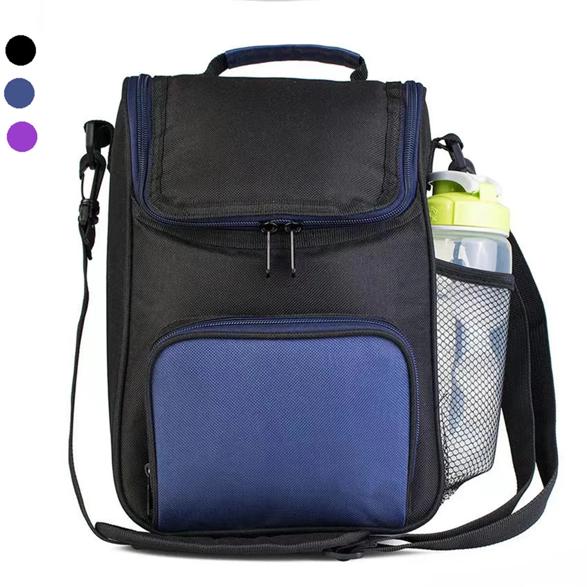 Compartment Lunch Bag Tote With Shoulder Strap 1