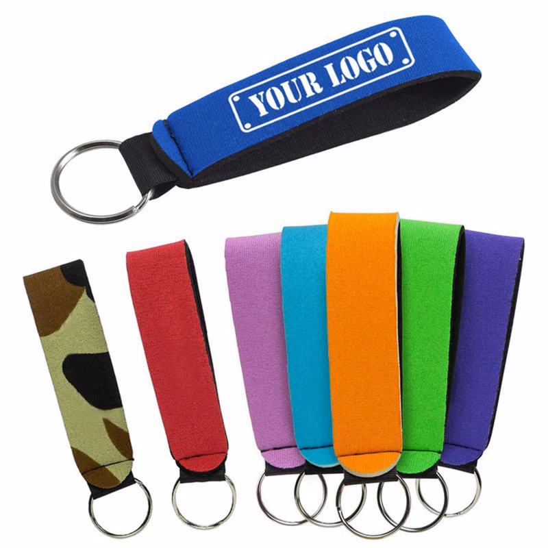 Floating Neoprene Keychain For Outdoor And Water Use