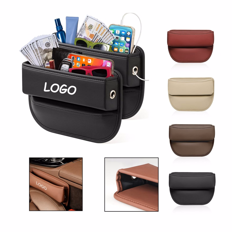 Leather Car Seat Gap Filler Organizer and Storages