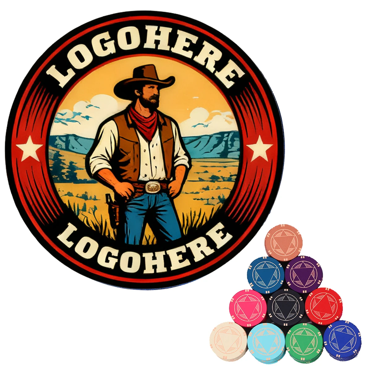 Customizable Ceramic Casino Poker Chips 1