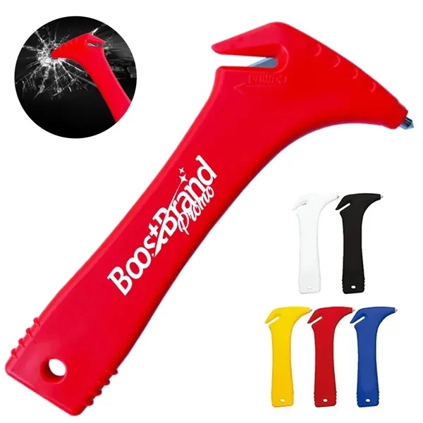 Custom Automotive Emergency Escape Tool — 6.89 Inch Window Breaker & Seatbelt Cutter Safety 1