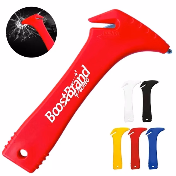 Custom Automotive Emergency Escape Tool — 6.89 Inch Window Breaker & Seatbelt Cutter Safety