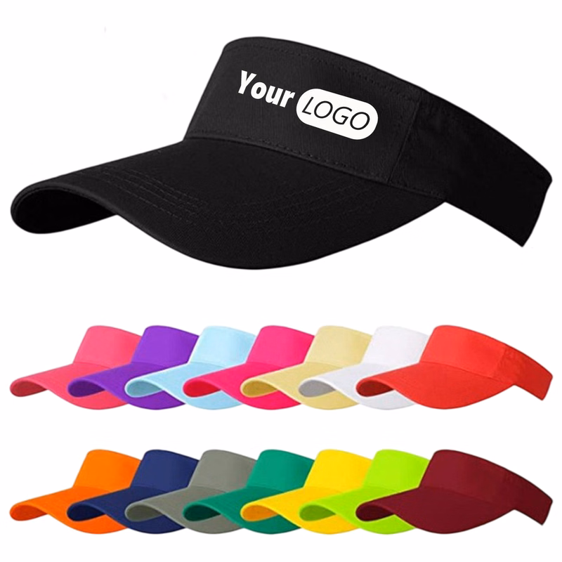 Custom Embroidered Cotton Twill Washed Visor