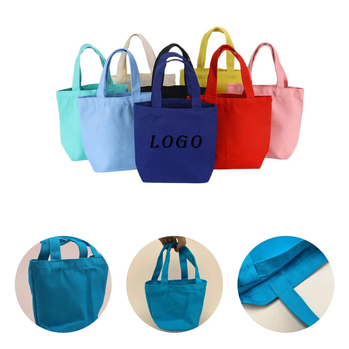 Sustainable Carry Bag, custom tote bag with logo imprint 1