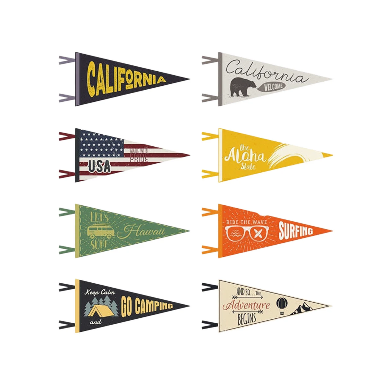 Decorative Felt Flag 1