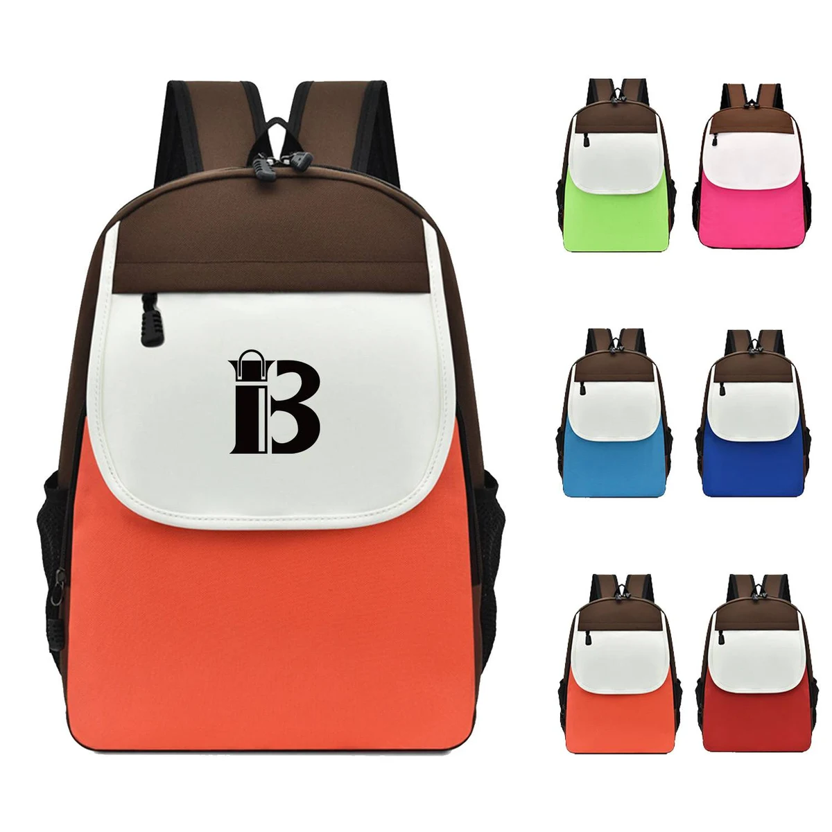 Large Capacity Nylon Kids School Backpack 1