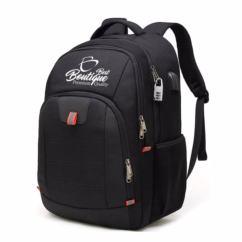 Lightweight Business Laptop Backpack with USB Charging Port
