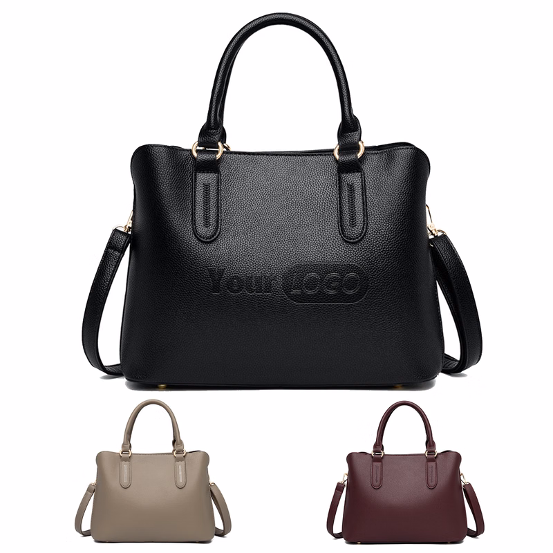 PU Satchel Bag And Simple Shoulder Handbag For Women