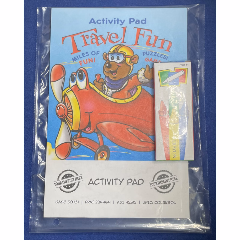 ACTIVITY PAD SET - Travel Fun! Activity Pad Fun Pack