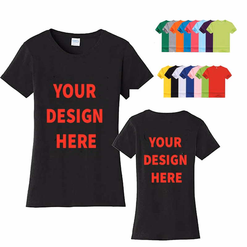 5.3oz 100% Cotton T-Shirt with big logo