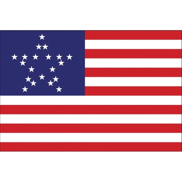 Special Historical Stick Flag - Great Star 1