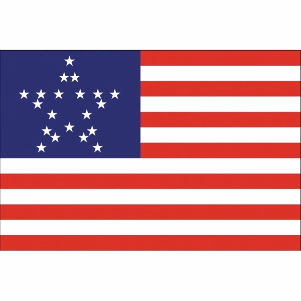 Special Historical Stick Flag - Great Star