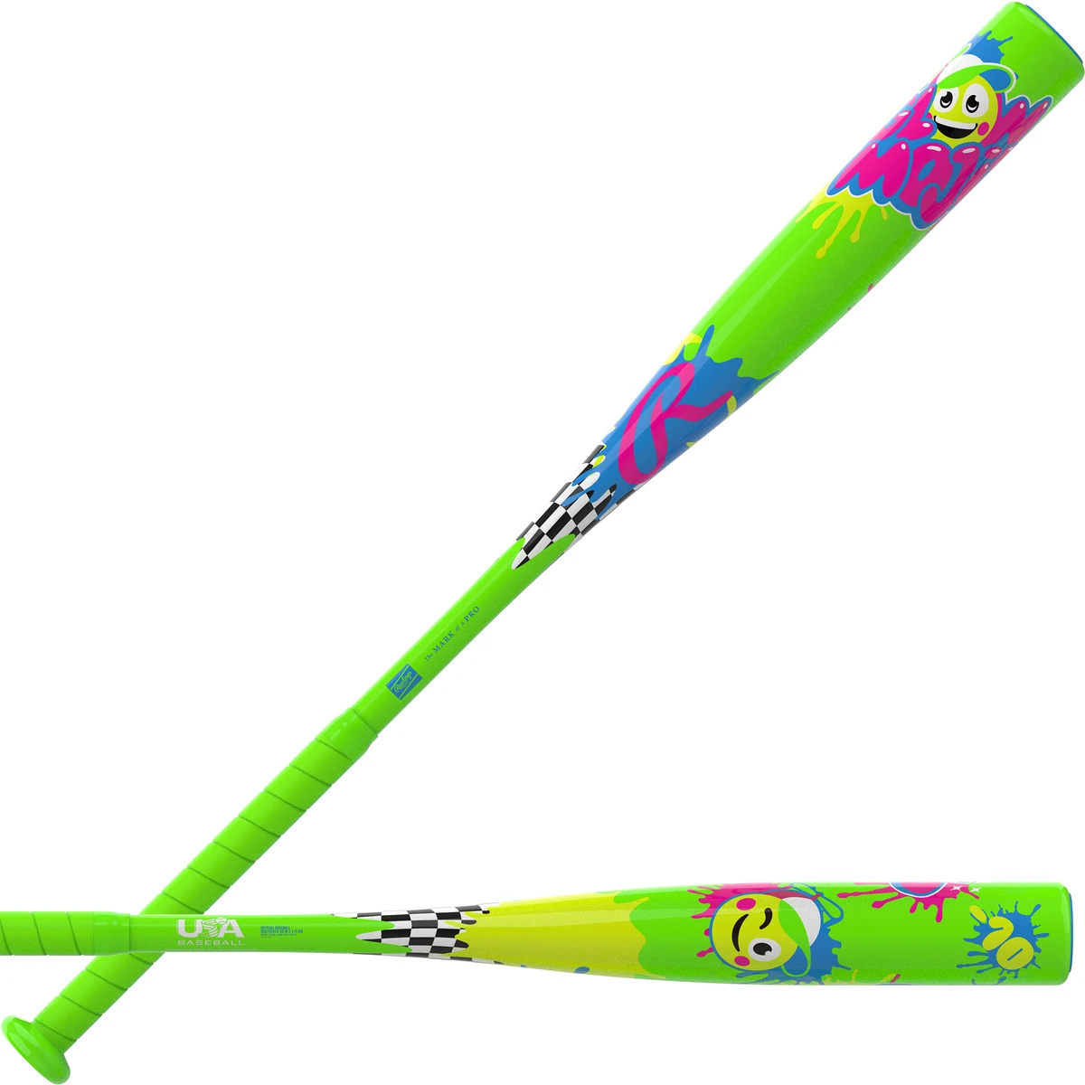 Rawlings Glow Mojis Bat USA Bat, -10 1