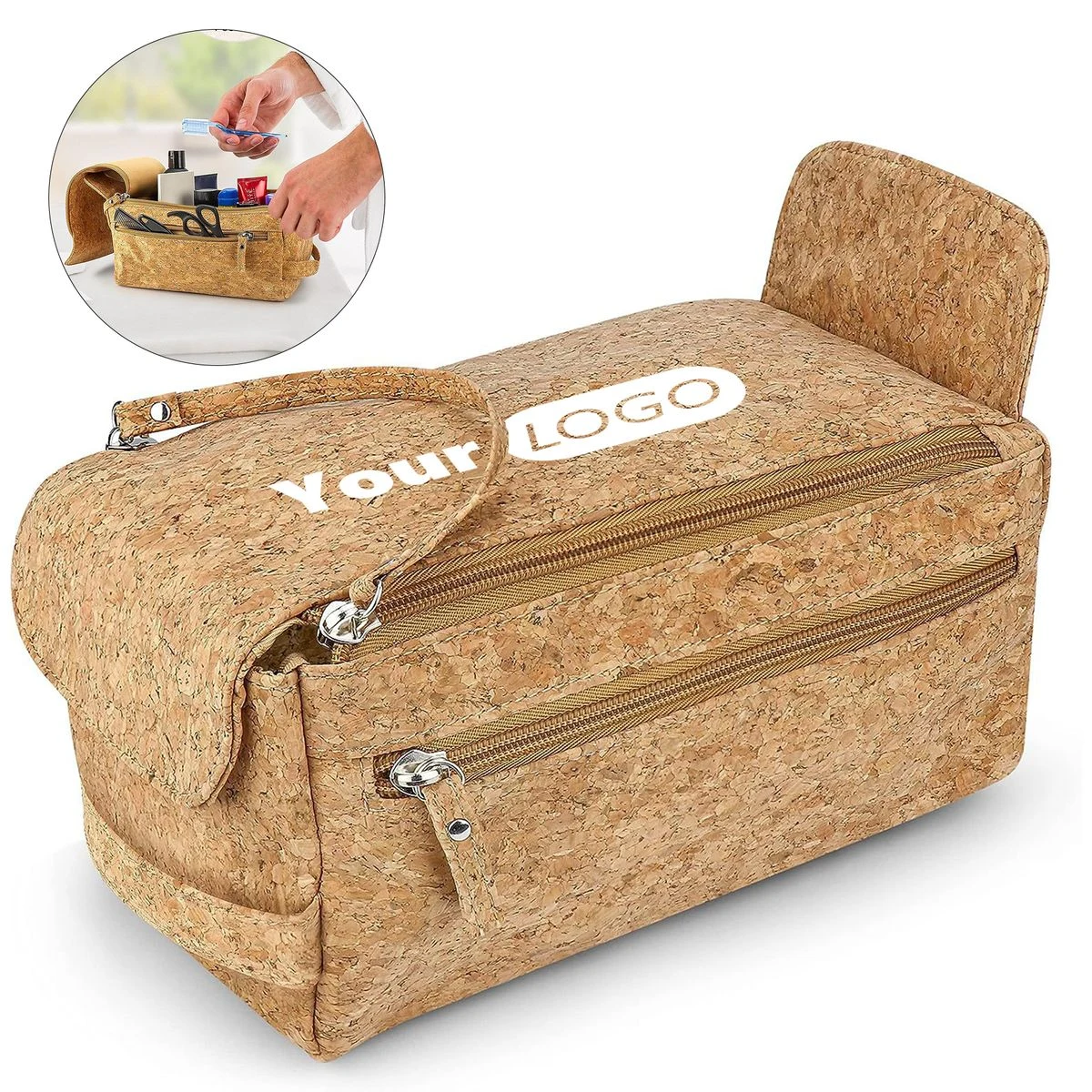 Wood Business storage toiletries bag 1