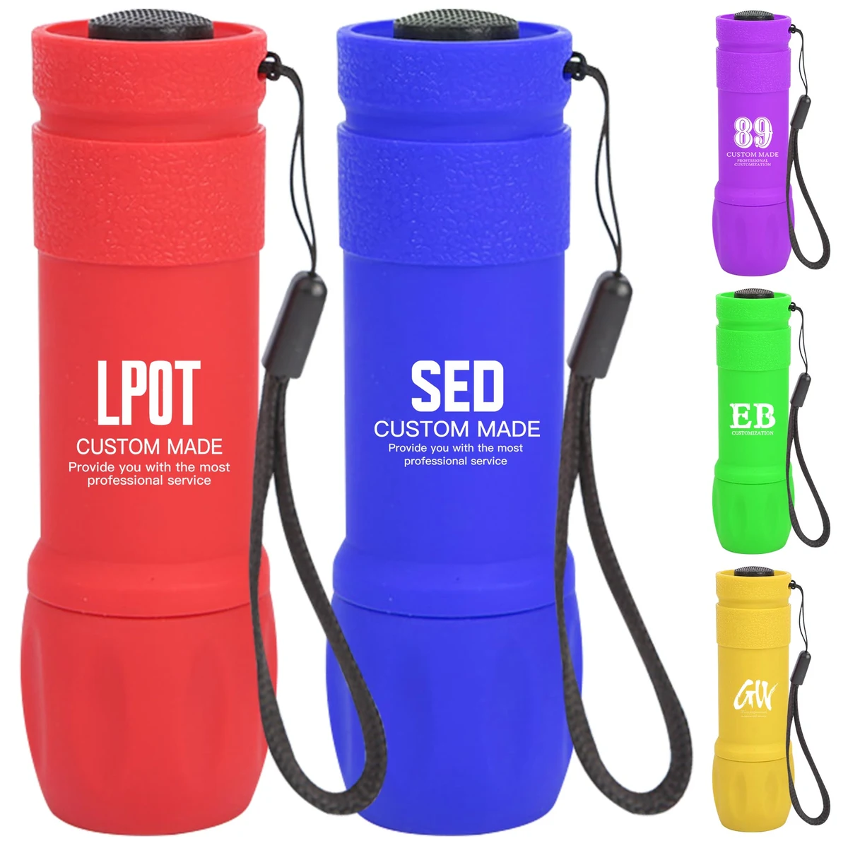Mini LED Flashlight With Batteries 1