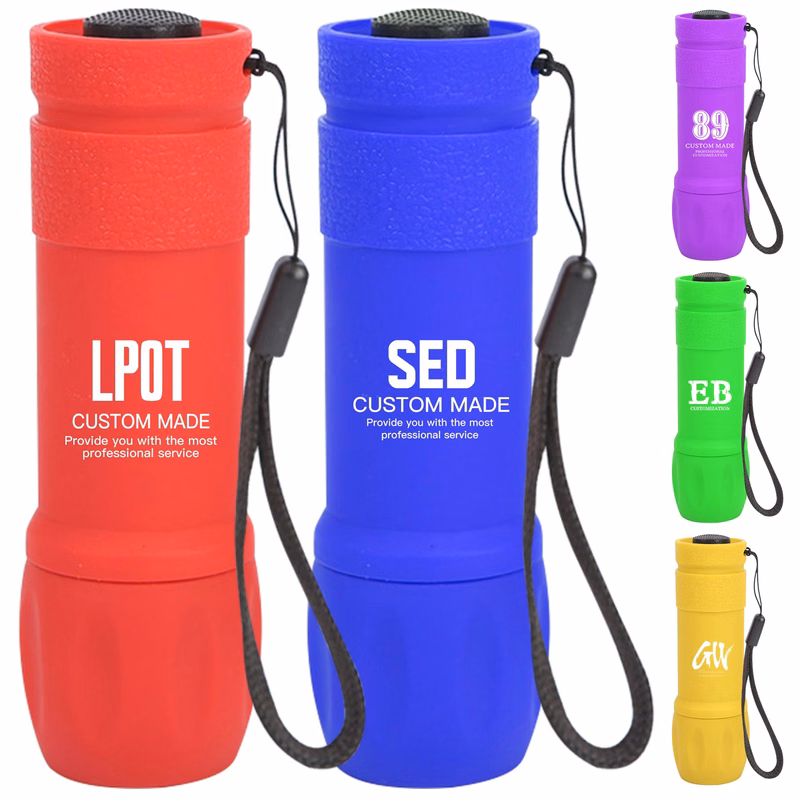 Mini LED Flashlight With Batteries