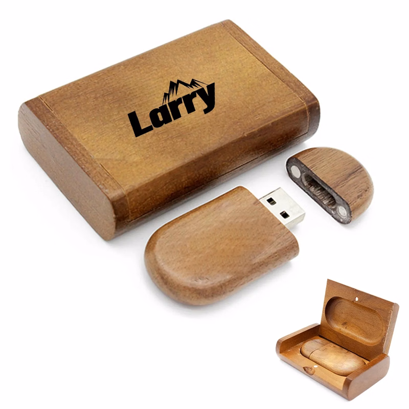 Gift Wooden 64Gb Usb 2.0 Flash Drive