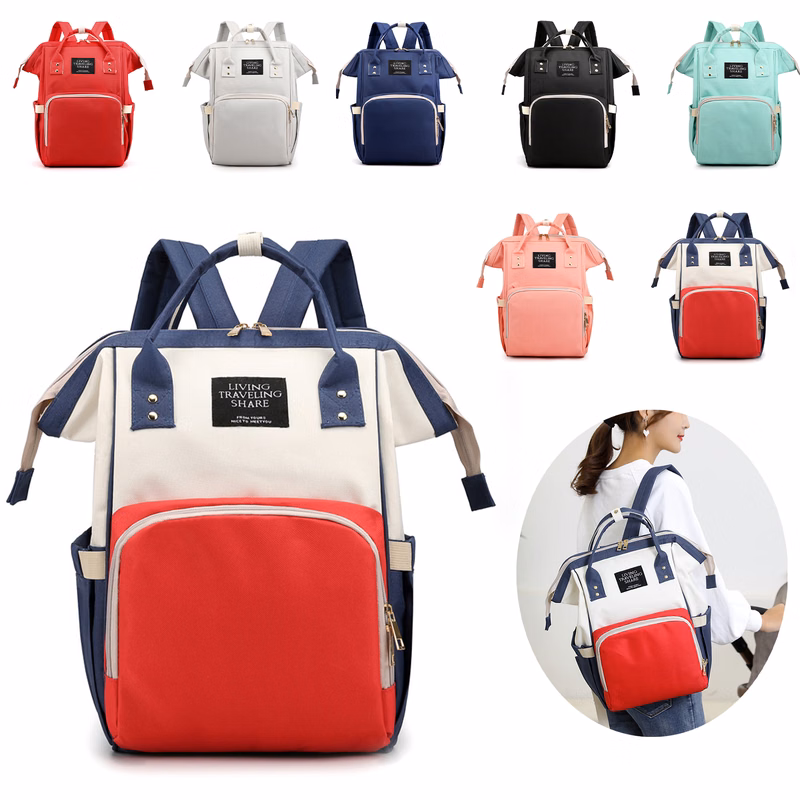 Home Diaper Bags Oxford cloth waterproof multi-functional Mummy Bag
