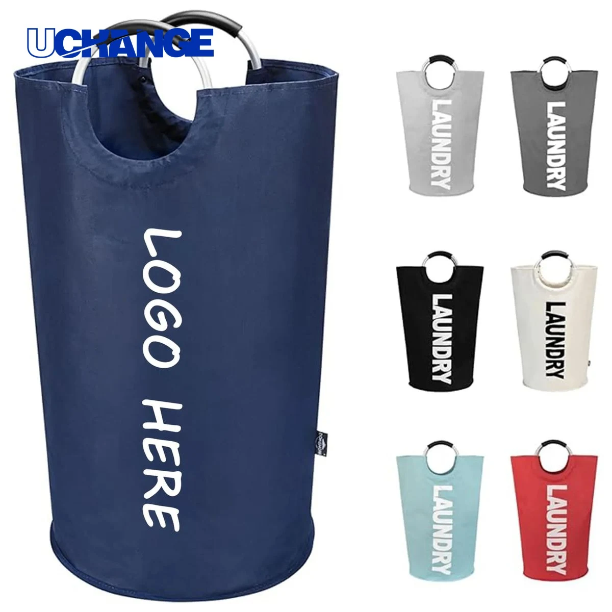 90L Collapsible Laundry Basket Waterproof Clothes Storage 1