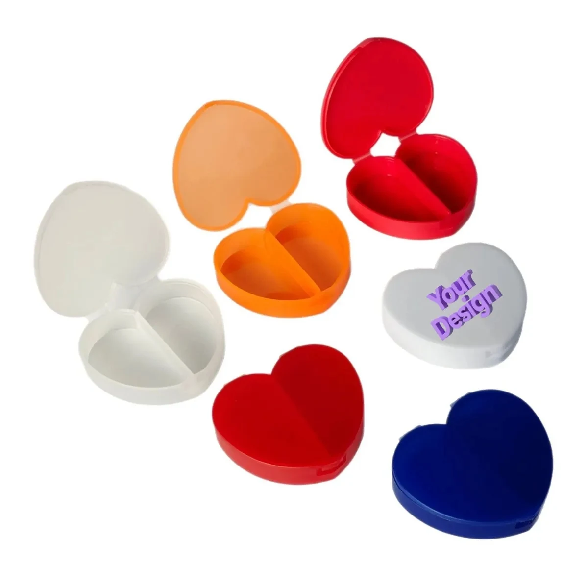 Heart Pill Box - Opaque 1