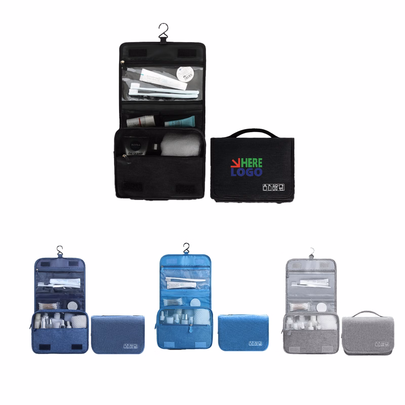 Portable Wet and Dry Separation Cosmetic Bag