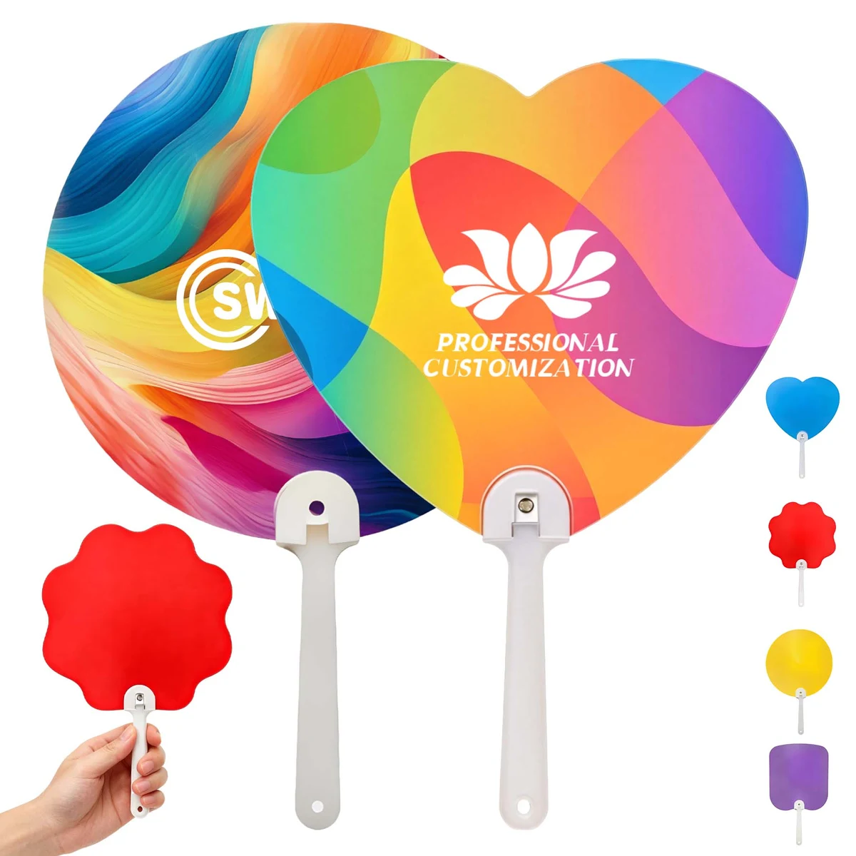 Customizable Plastic Fan 1