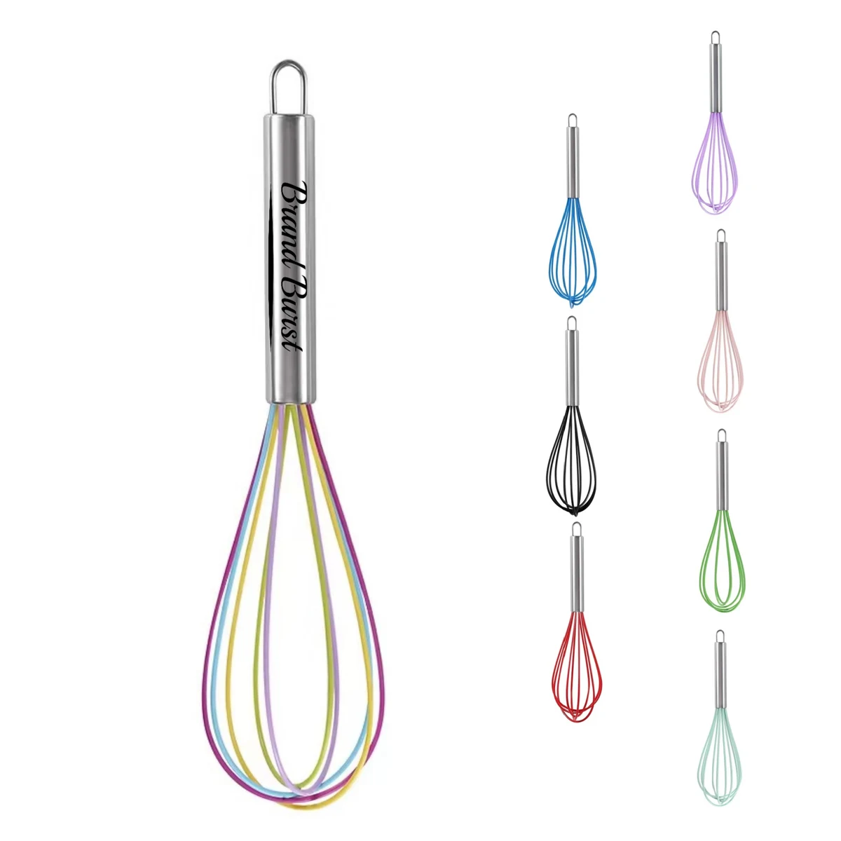 Silicone Whisk With Stainless Steel Handle 1