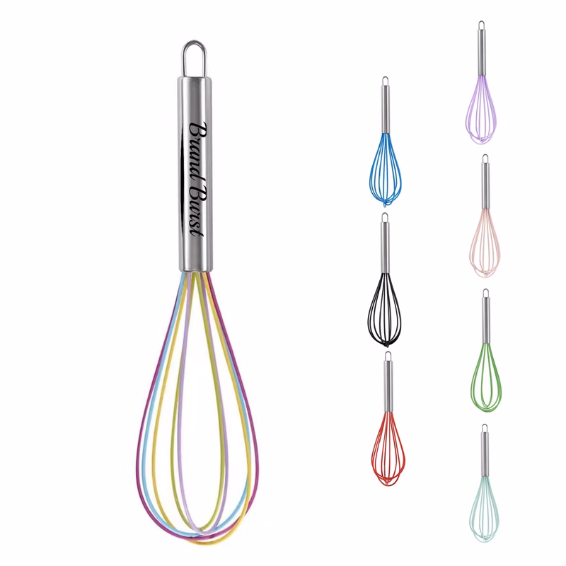 Silicone Whisk With Stainless Steel Handle