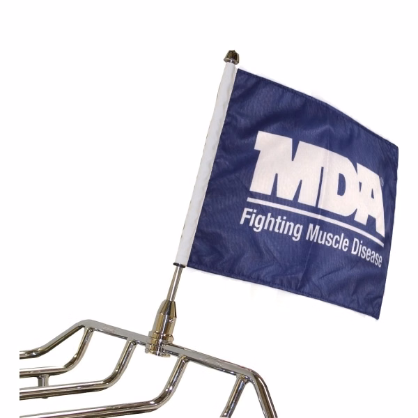 Motorcycle Flag, 10" x 15", 2 sided with pole sleeve