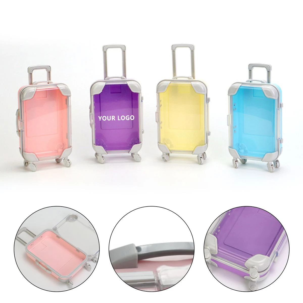 Mini Plastic Suitcase Luggage 1
