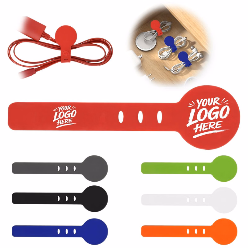 Silicone Cord Organizer Strap For Charger Earphone Managemen