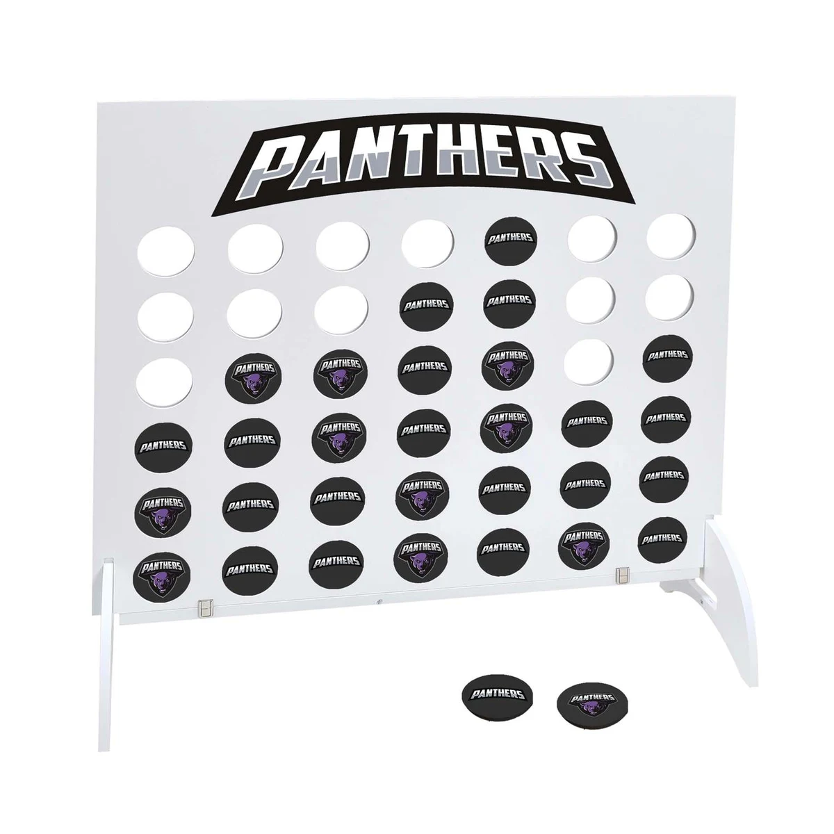 Giant 4-In-A-Row, 42 Black Disks (Single-Sided) 1