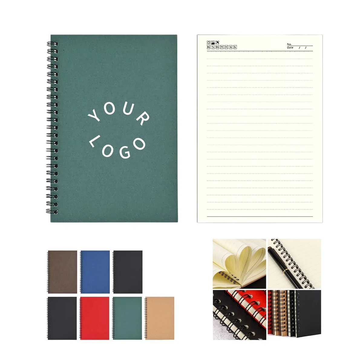 Spiral-Bound Notebook with Lined Paper 1