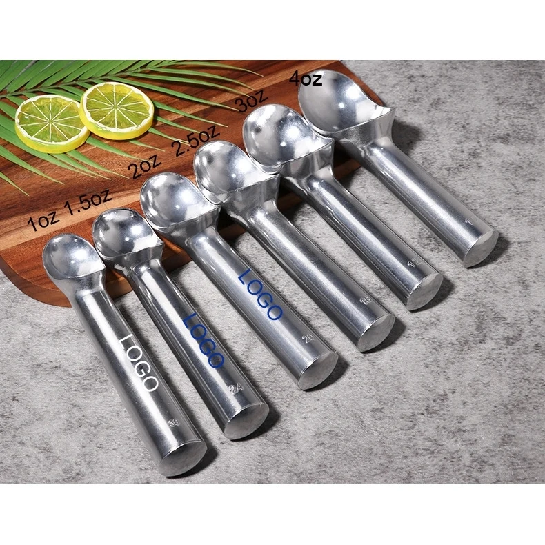 Aluminum Silver Ice Cream Scoop 1