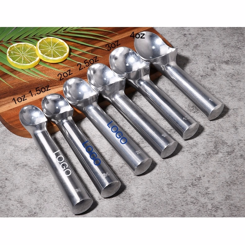 Aluminum Silver Ice Cream Scoop