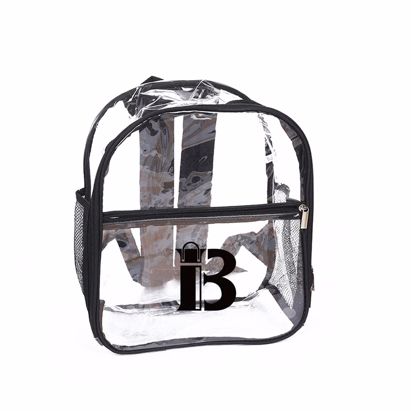 Large Capacity Waterproof Travel PVC Transparent Backpack