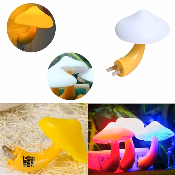 Light-activated Mushroom Night Light